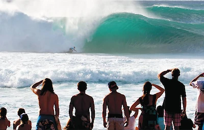 Main image linking to post titles: Oahu Surf Legends Discuss The Pull Of The North Shore