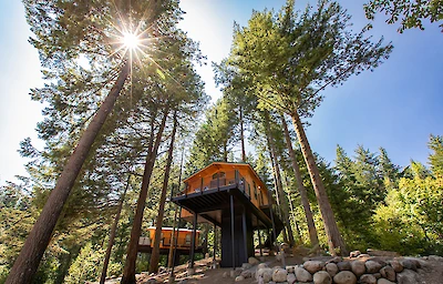 Main image linking to post titles: Glamping At Skamania Lodge