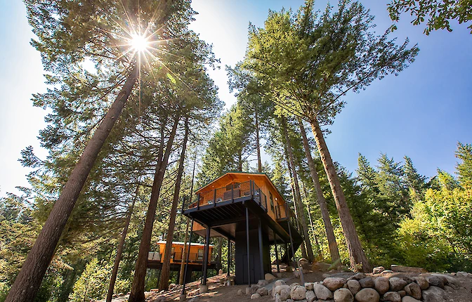 Main image linking to post titles: Glamping At Skamania Lodge