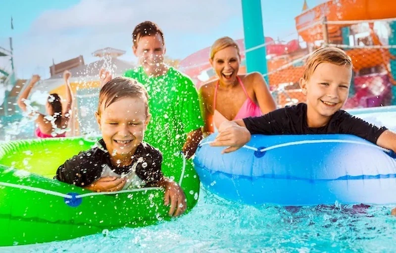 Main image linking to post titles: 4 Family Resorts with Epic Water Parks and Pools